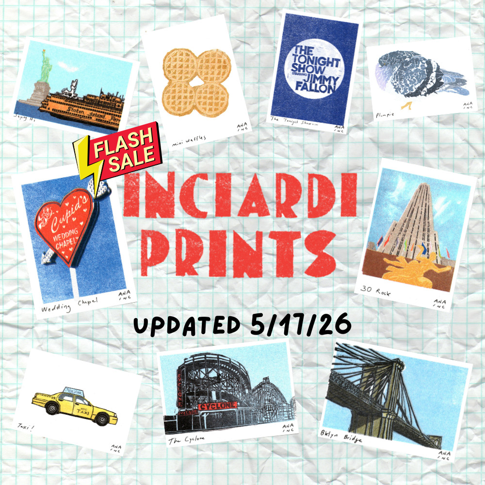 NEW & CHEAPEST – Anastasia Inciardi Mini Prints (NYC Exclusive +) Free Ship!