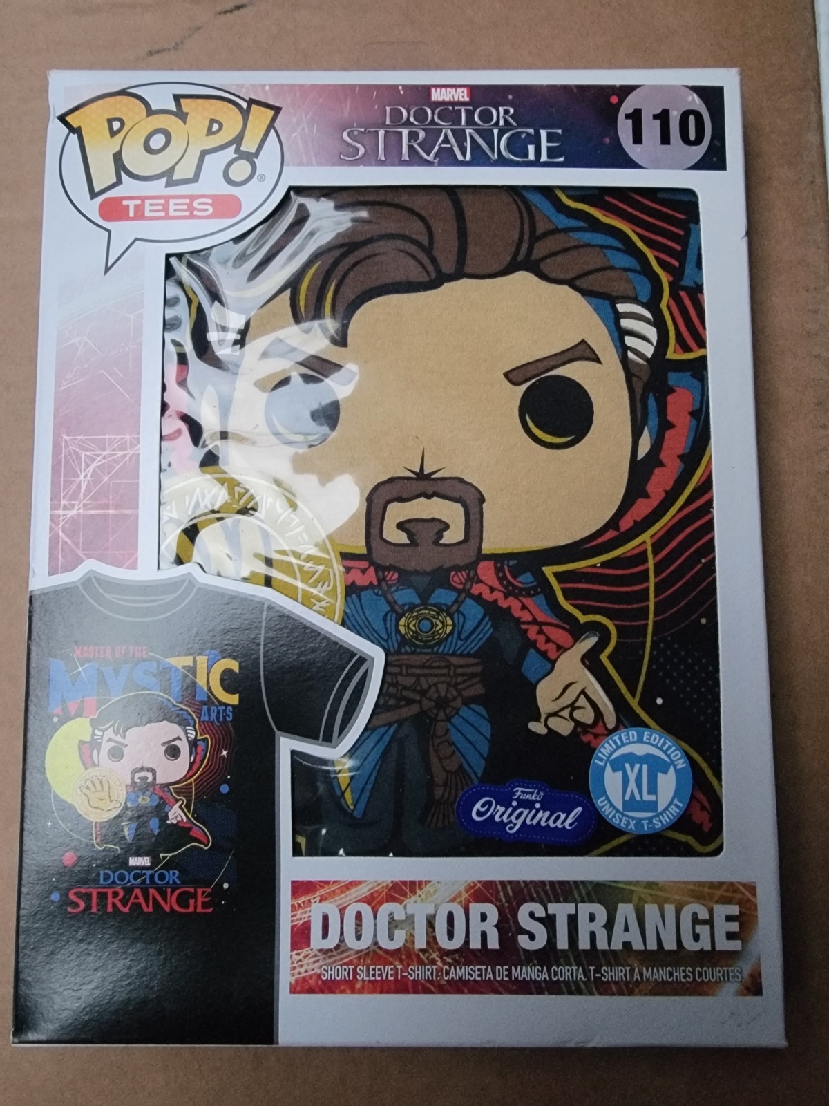 Funko Pop Doctor Strange 110 In This Action-Packed XL Tee Shirt Marvel DC Comic