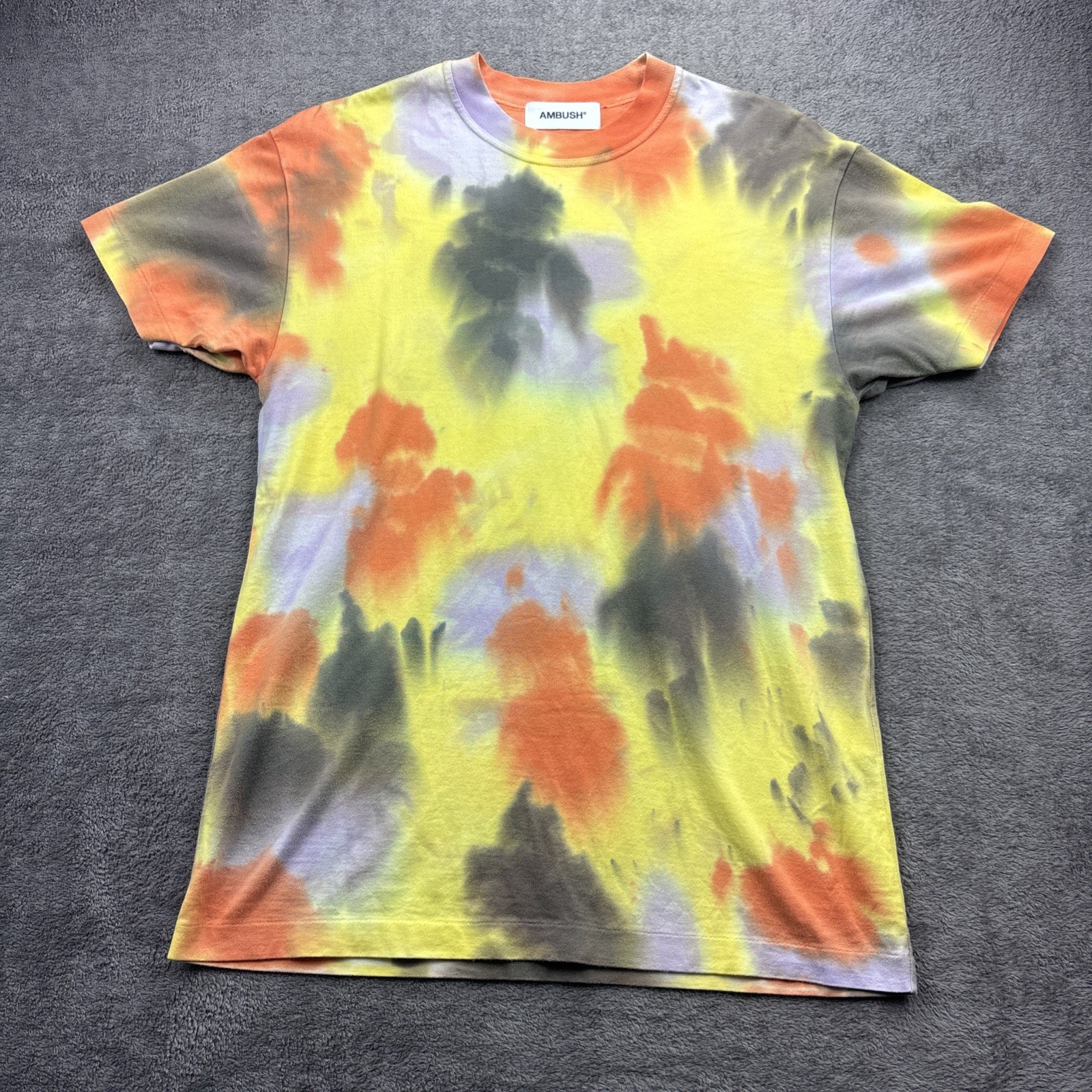 Vtg Tie Dye Single Stitch T Shirt Size Small Crew Neck Japan Size 1 Ambush Tag