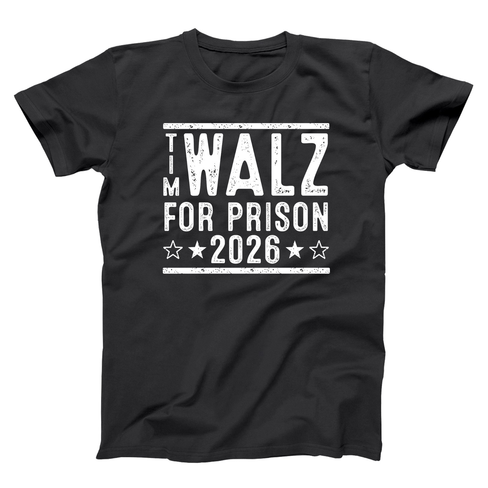 Walz For Prison 2026 republican humor quality learing center conservative Tshirt gallery