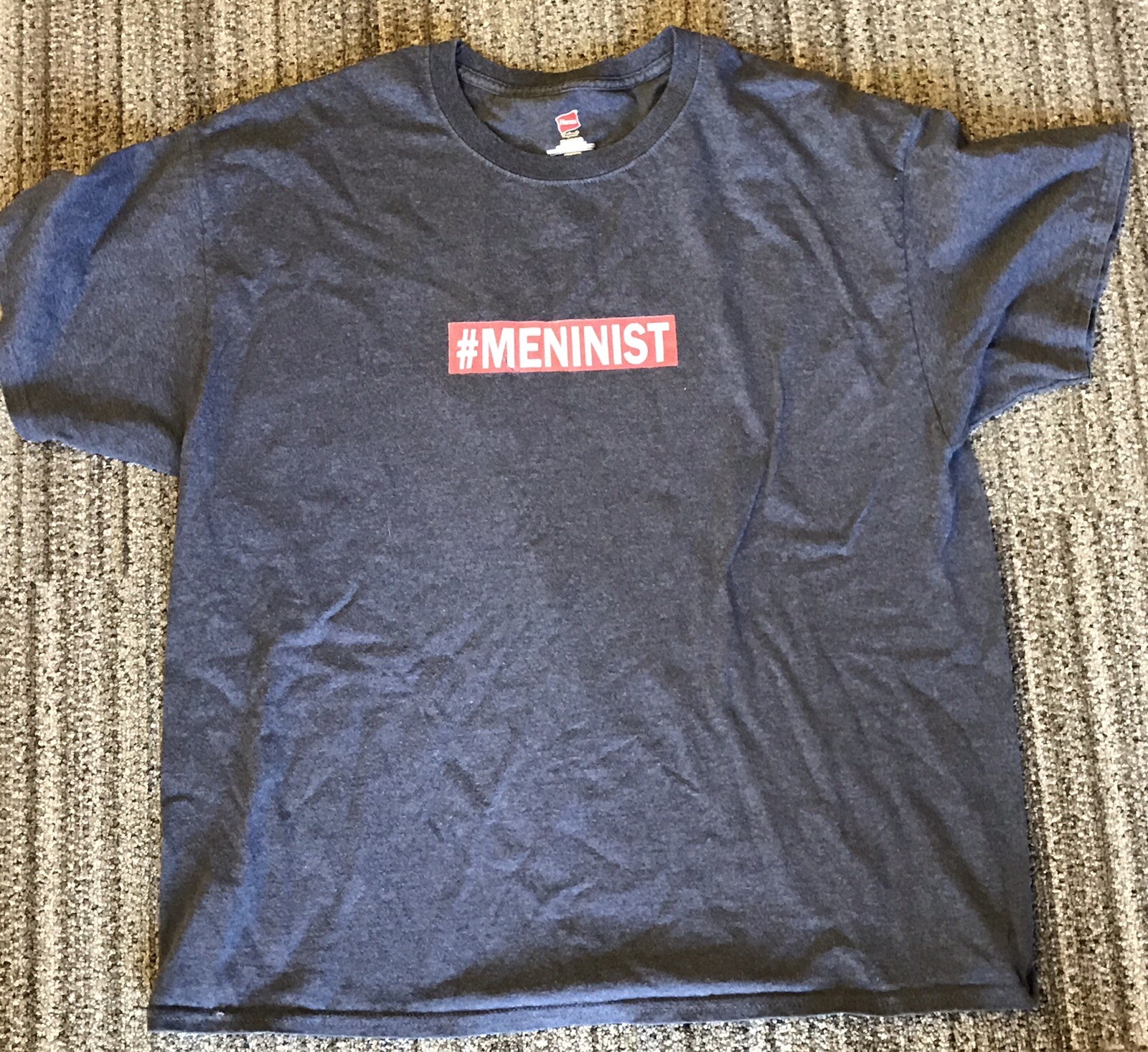 Meninist T Shirt Anti Feminism Pro Men’s Rights Gray XL Red pill