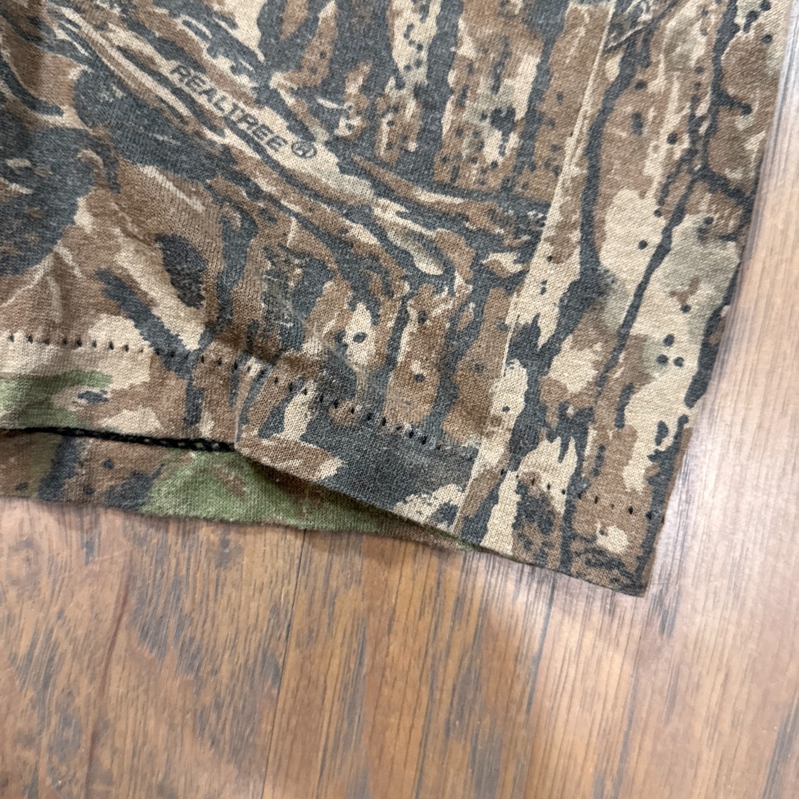 Vintage Realtree Shirt Mens 2XL Original Camo Liberty Paper Thin Super Boxy USA gallery