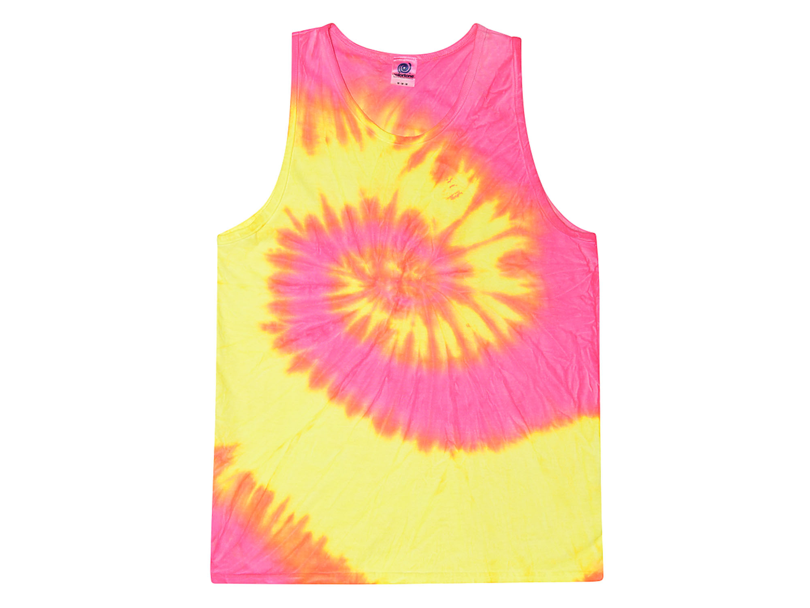 Multi-Color Tie Dye Tank Tops Sleeveless T-Shirts Adult Large 100% Cotton gallery