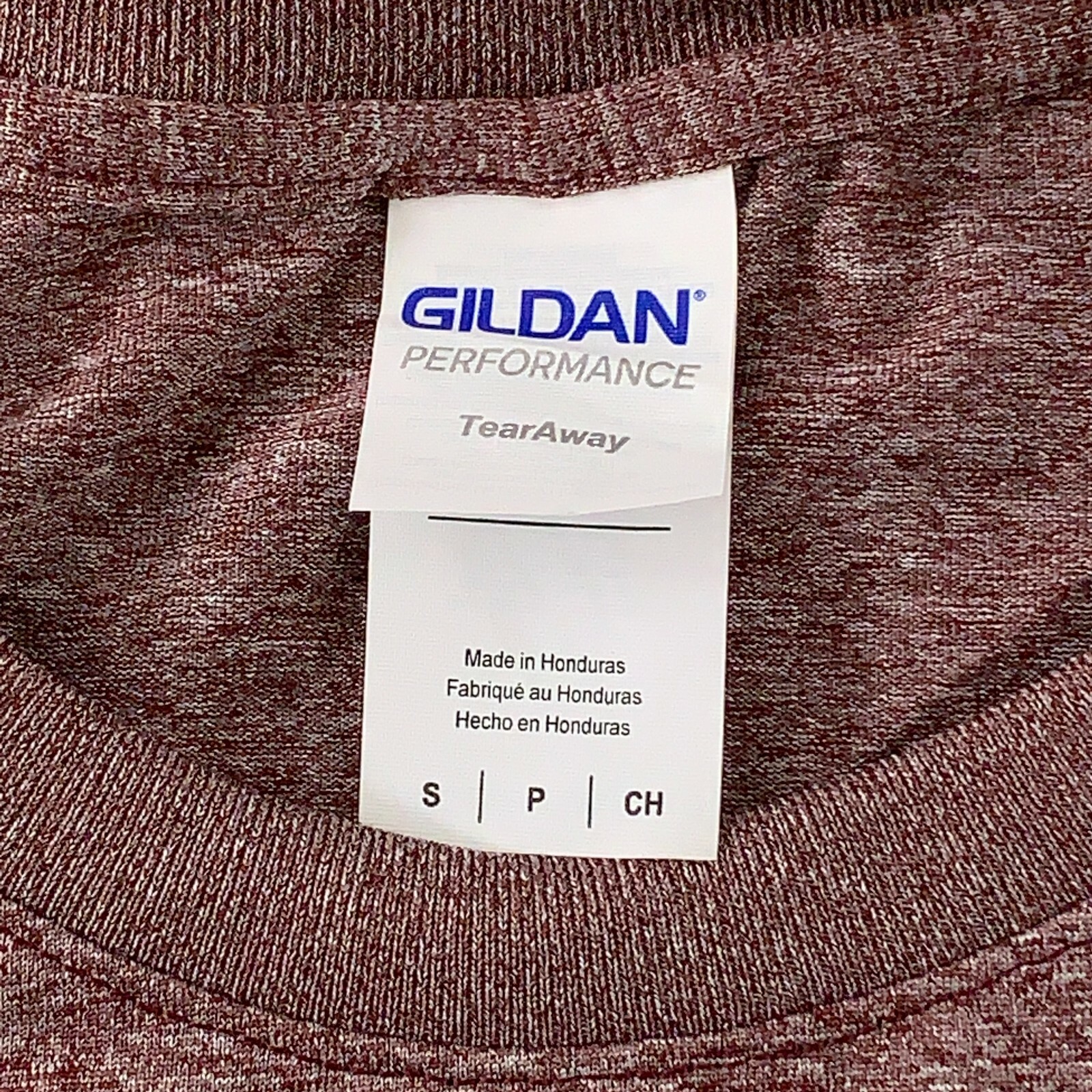 Gildan Performance 46000 Adult Size Small Heather Maroon Blank Core T-Shirt New gallery