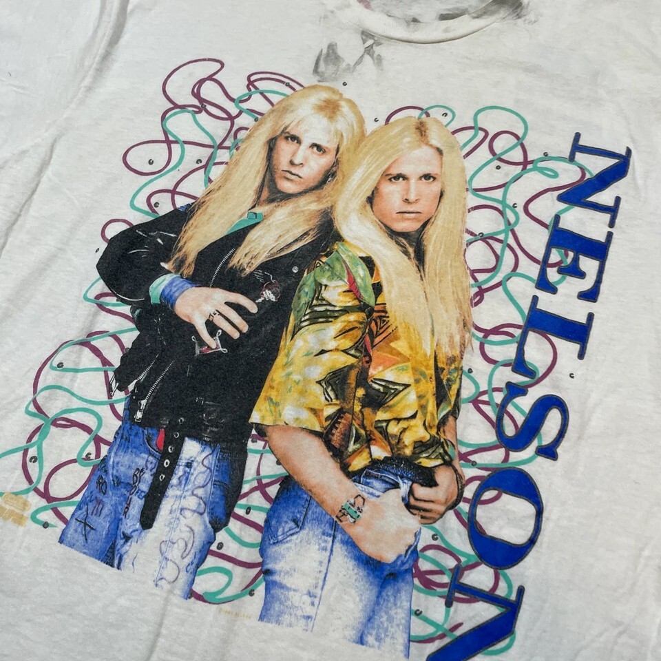 vintage 90s Nelson After The Rain 1991 Concert Tour Band Shirt ZL083 gallery