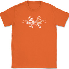 Mechanic Your Text Here Custom T-Shirt Personalized Car Truck Tee