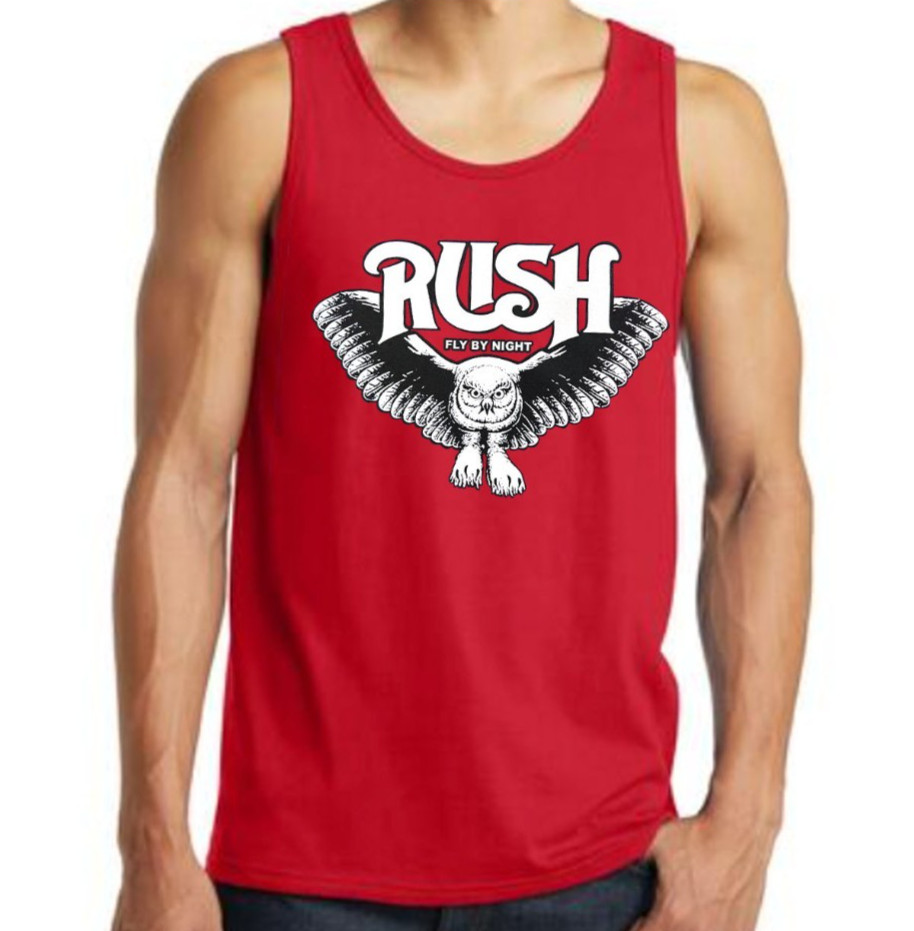 Rush Fly By Night Rock Band Men's Tank Tops (Multiple Colors) gallery