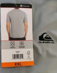 Quicksilver Quick Dry Gray Tee T-Shirt