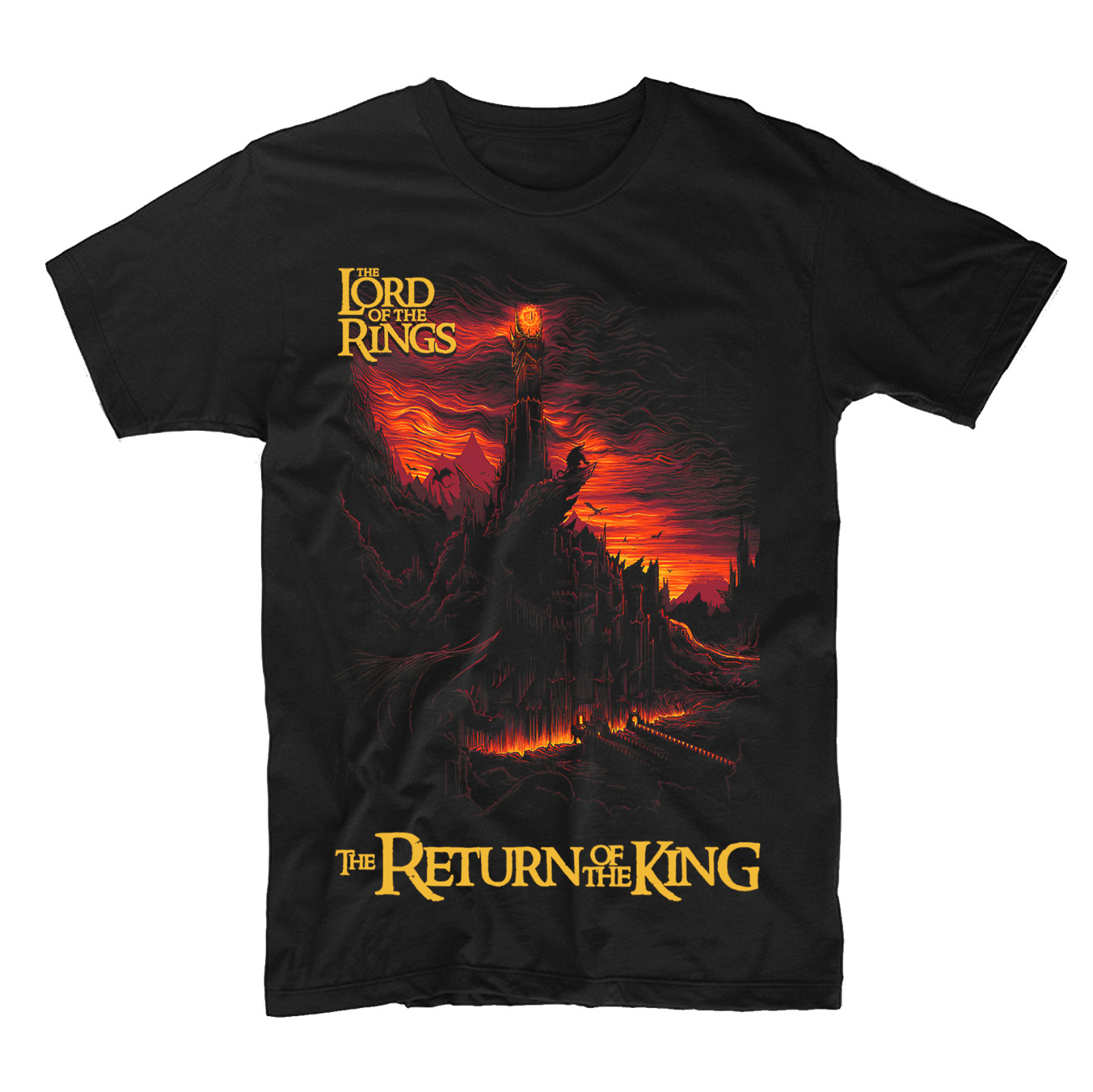 The Lord Of The Rings T-Shirt 180 GSM | Classic Fit 100% Cotton DTG Print