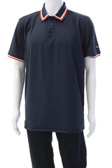 G/Fore Mens Collared Short Sleeve Polo Dark Blue Nylon Blend Size XL