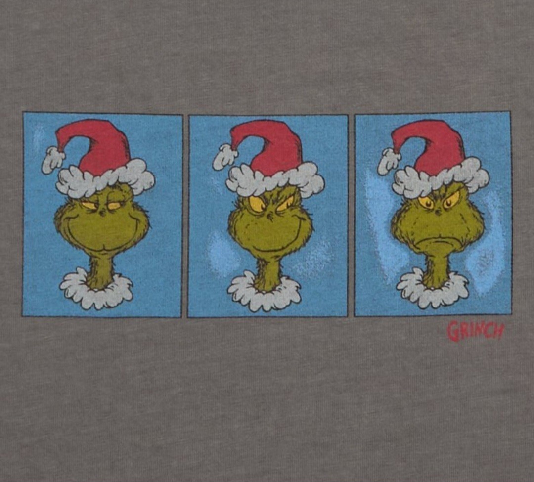 American Eagle AE Boxy Grinch Graphic T-shirt. Medium gallery