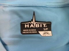 Habit Pacific Trek Long Sleeve Performance Water Swimming Tshirt Size Small