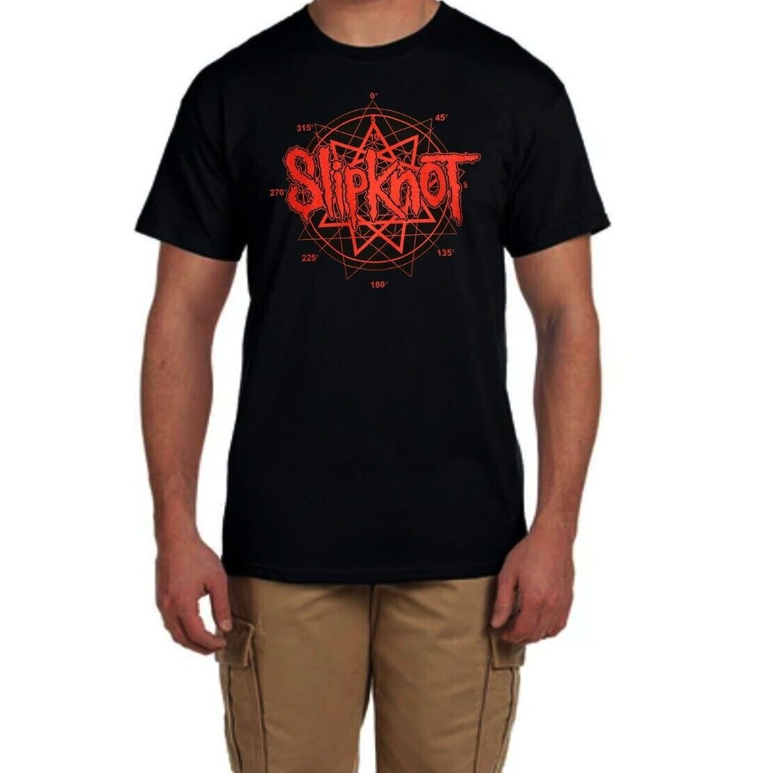 Slipknot 360 Degree Pentagram Men's T-Shirts (Multiple Variations) gallery