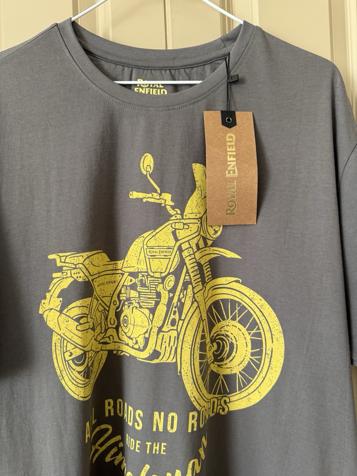 Royal Enfield Men’s Himalayan Motorcycle Graphic T Shirt Sz XL Grey Biker NWT gallery