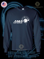 AMA Pro Racing Motorcycle Logo Men’s T-Shirt American Long Sleeve Dotees T-Shirt