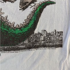 Godzilla Helicopter Air Strike Attack Blue T shirt Impact Merchandising