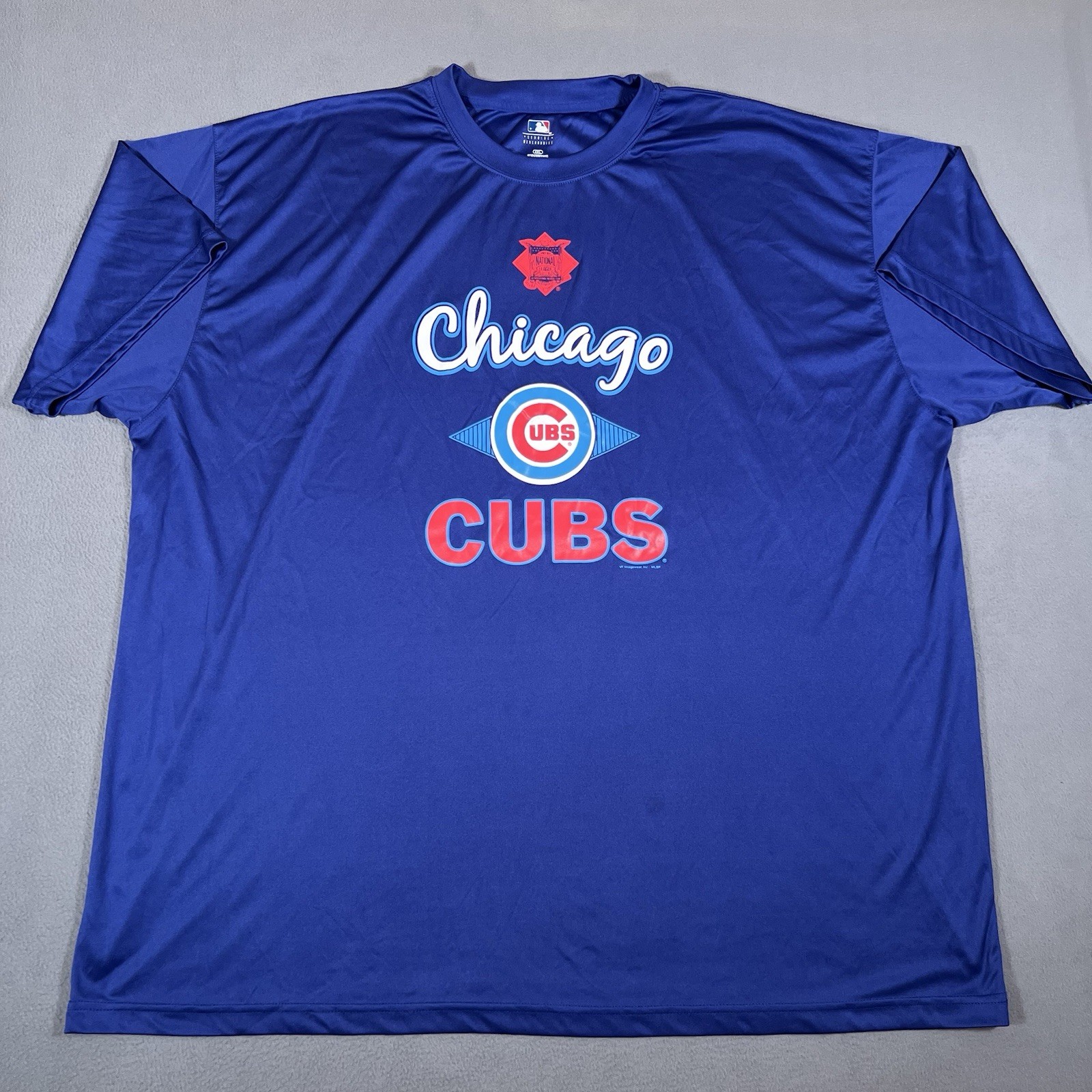 Chicago Cubs T Shirt Jersey Men’s Size 4XL Blue MLB Genuine Baseball Sports