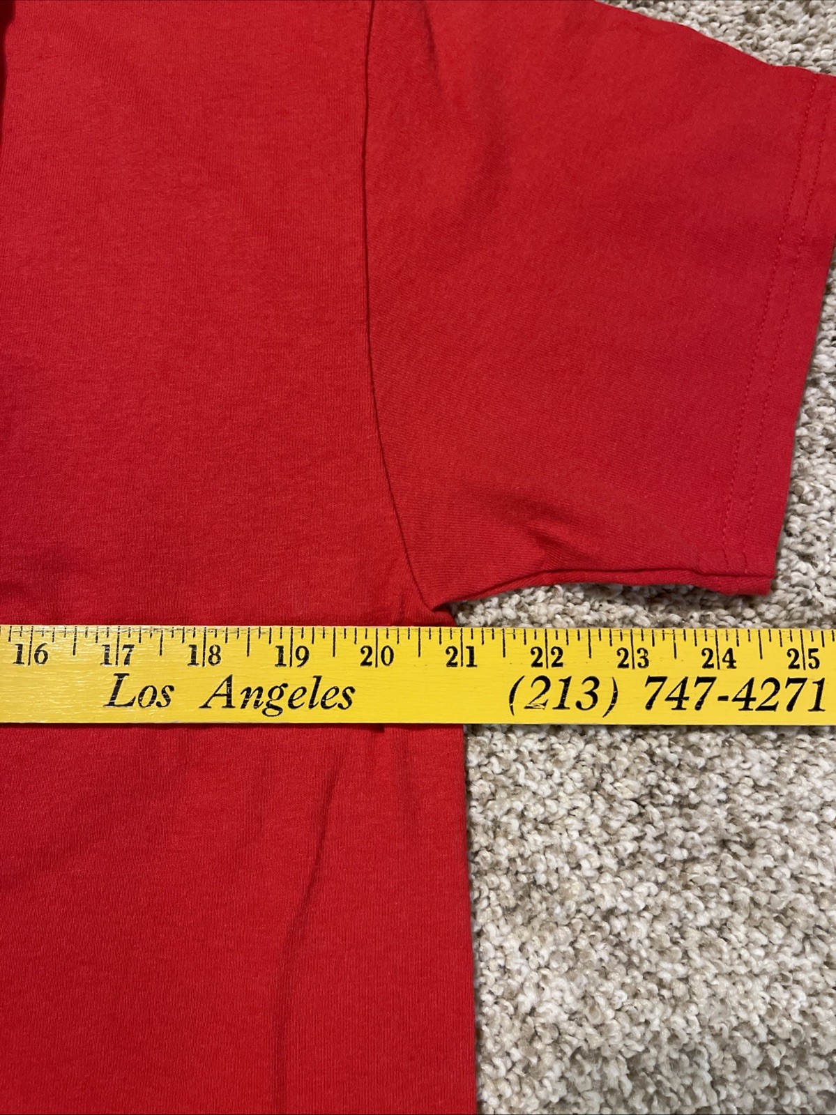 Let's Hygge Simple Design Red T-Shirt L Danish Cotton Poly blend Museum Denmark gallery