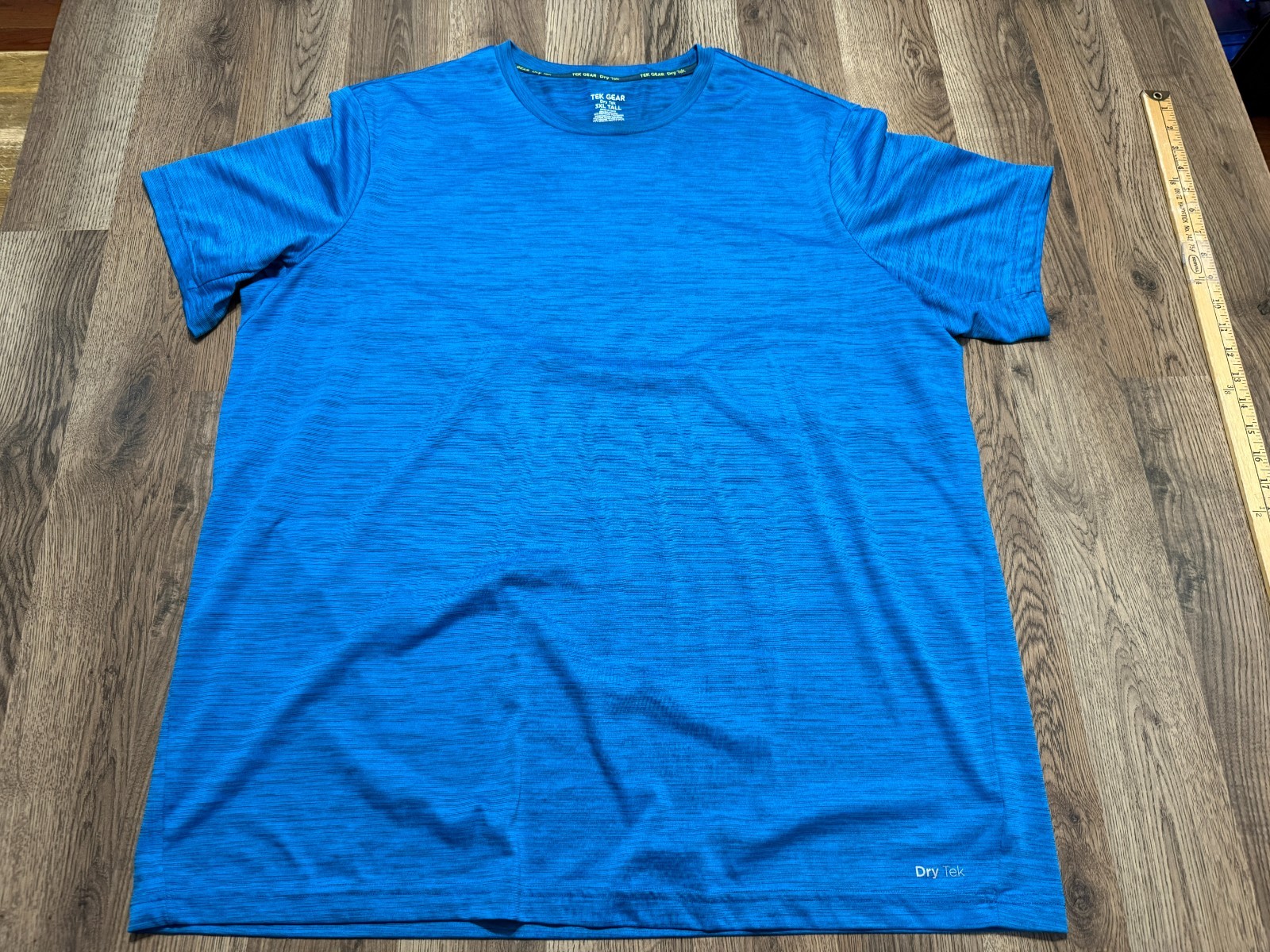 Tek Gear Shirt Men's Size 3XL Blue Athletic Wear Dry Tek Crewneck Short Sleeve gallery