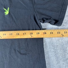 Playboy x Pacsun T-Shirt Black Green Bunny Logo Graphic Tee Men’s Medium