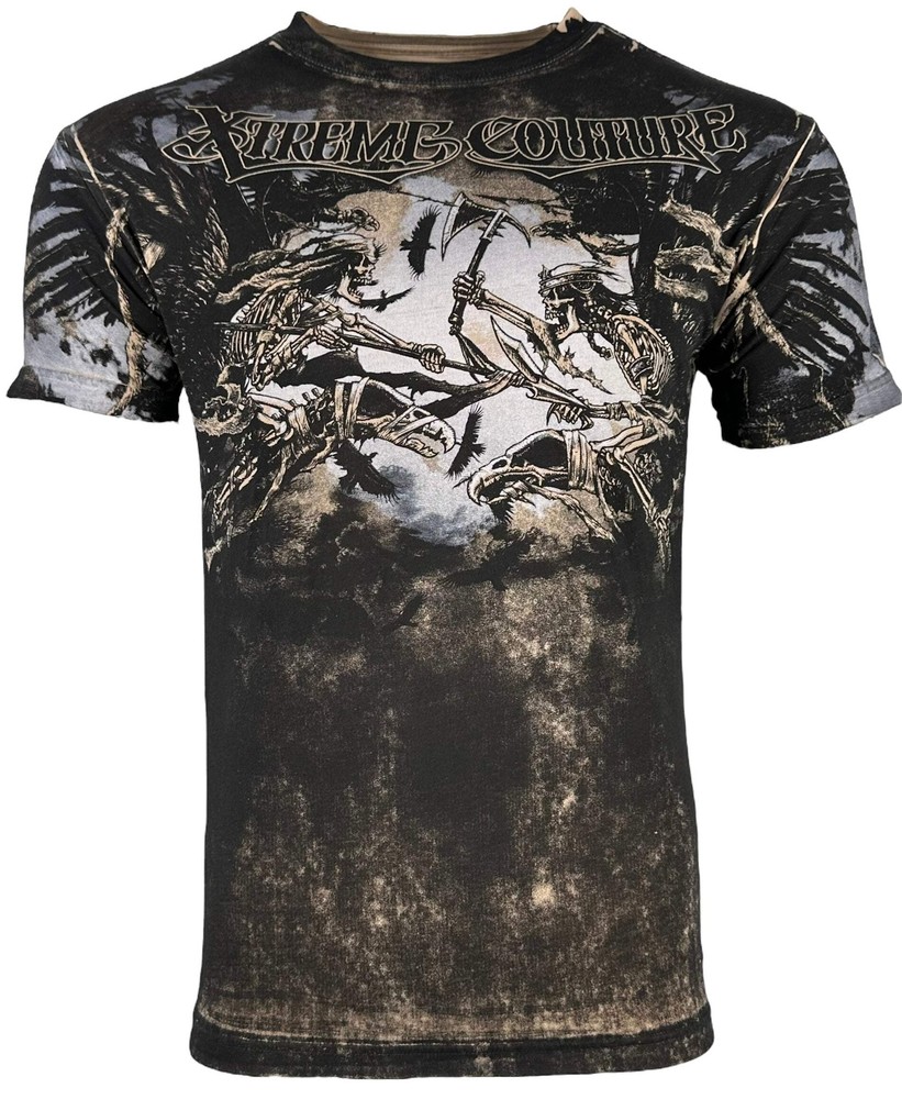 Xtreme Couture by Affliction Men’s T-Shirt Army Biker Tattoo, S-5XL