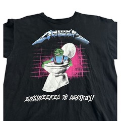 Mishka NYC Engineered To Destroy Mens Shirt M Metallica Ghoulies Toilet Medium