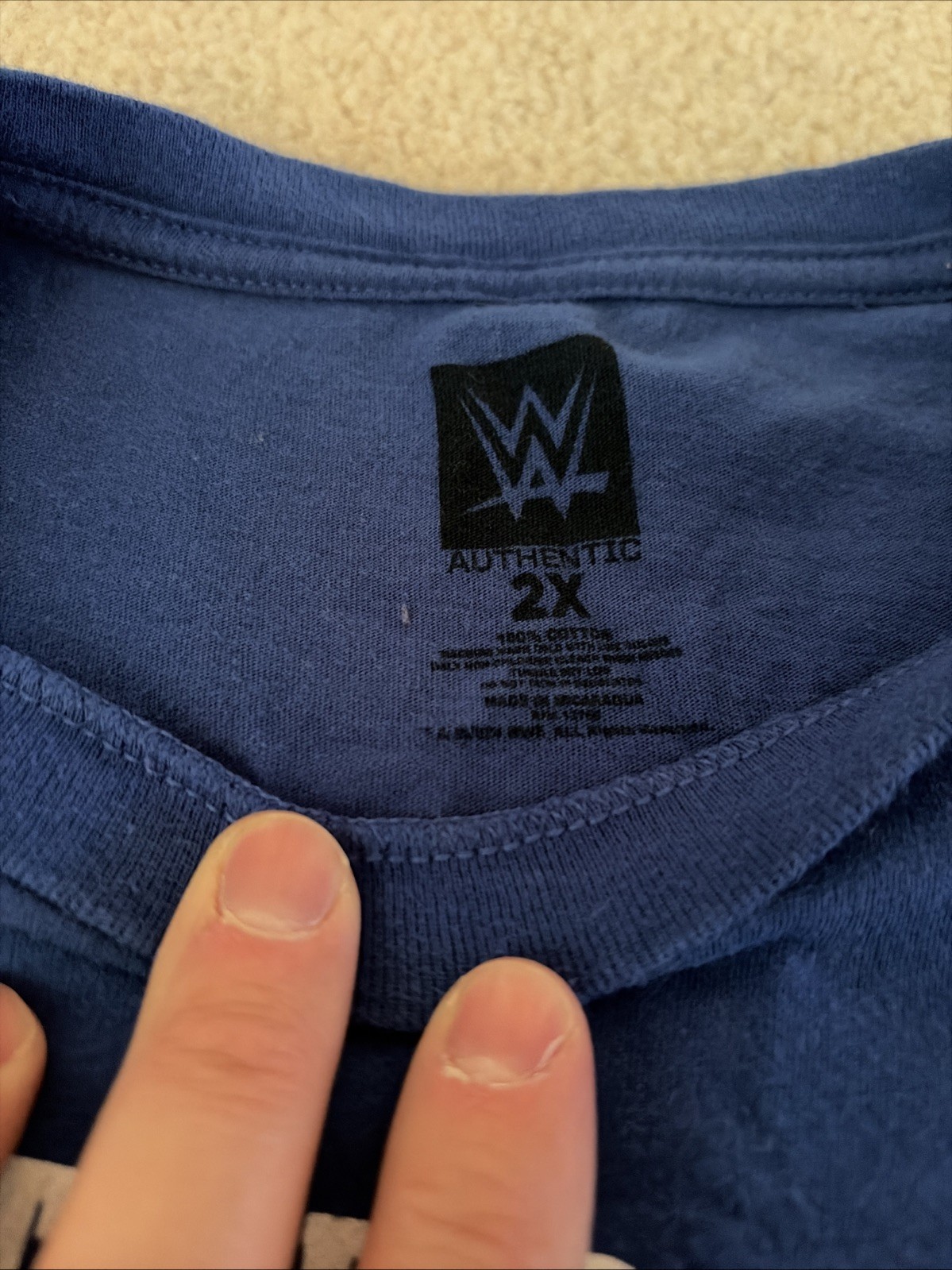 WWE John Cena Farewell Tour Indianapolis Royal Rumble Shirt XL gallery