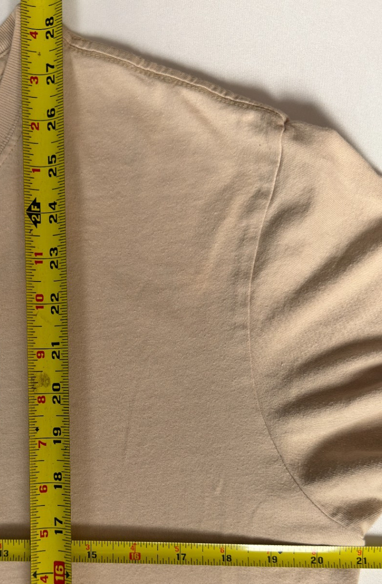 Patagonia Owyhee Canyonlands TShirt Size M Organic Cotton Made in USA Tan Unisex gallery