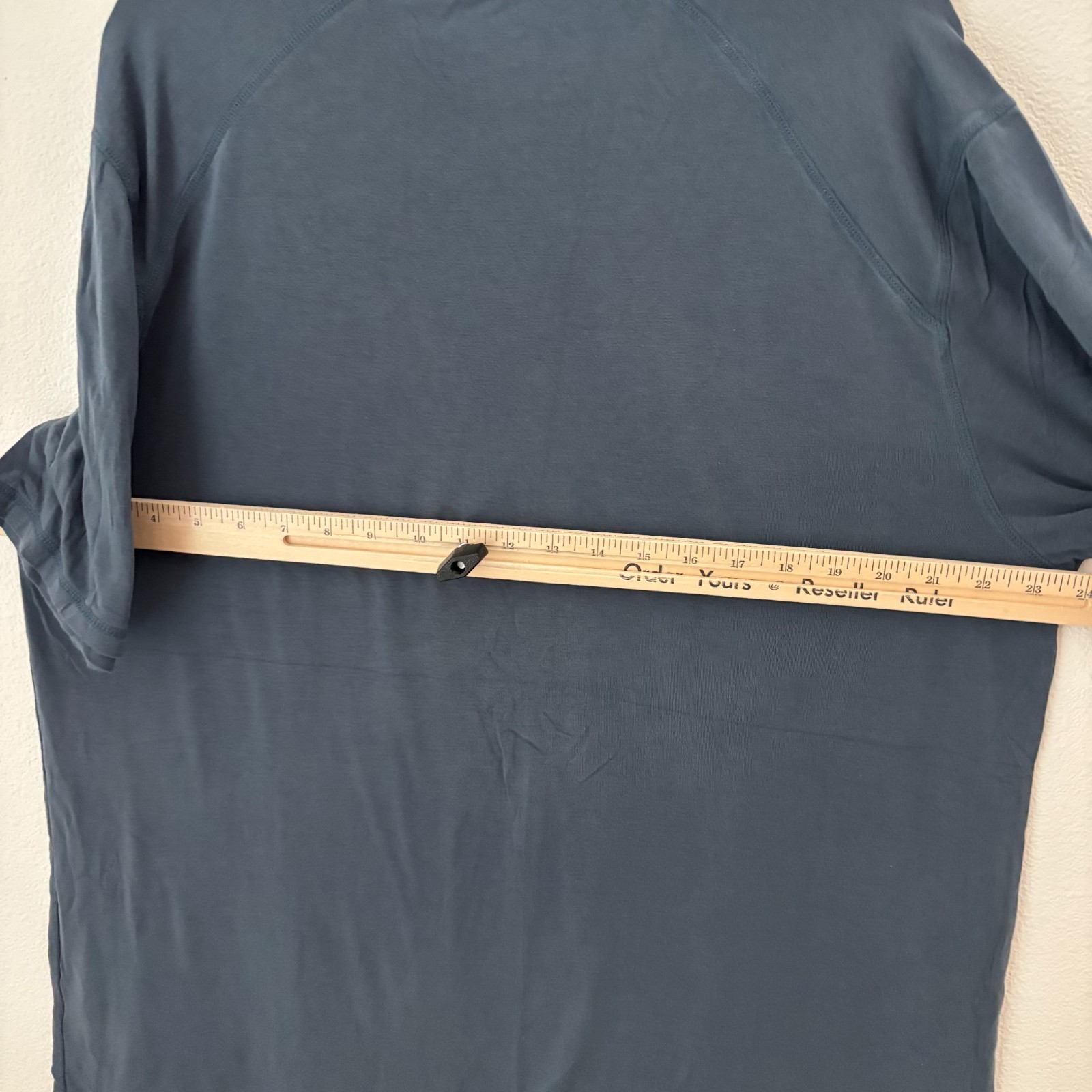 Free Fly Shirt Men's XL Gray Blue Short Sleeve Performance Bamboo Viscose Tee gallery