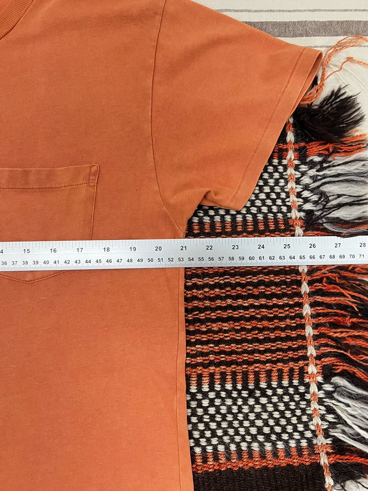 LVC T-Shirt L Levi's Vintage Clothing 50s Sportswear Orange Single Stitch 42" gallery
