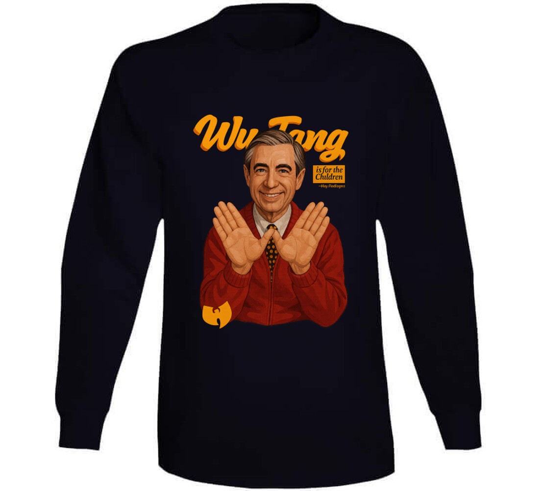 Wu-tang Is For The Children Mr Rogers Funny Parody T Shirt gallery