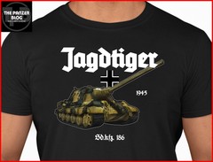 Jagdtiger Panzer T-Shirt WWII German Tank Version 1
