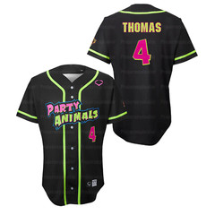 Party Animals #4 Thomas Jersey Baseball Jersey Team AOP 3D Shirt AB20