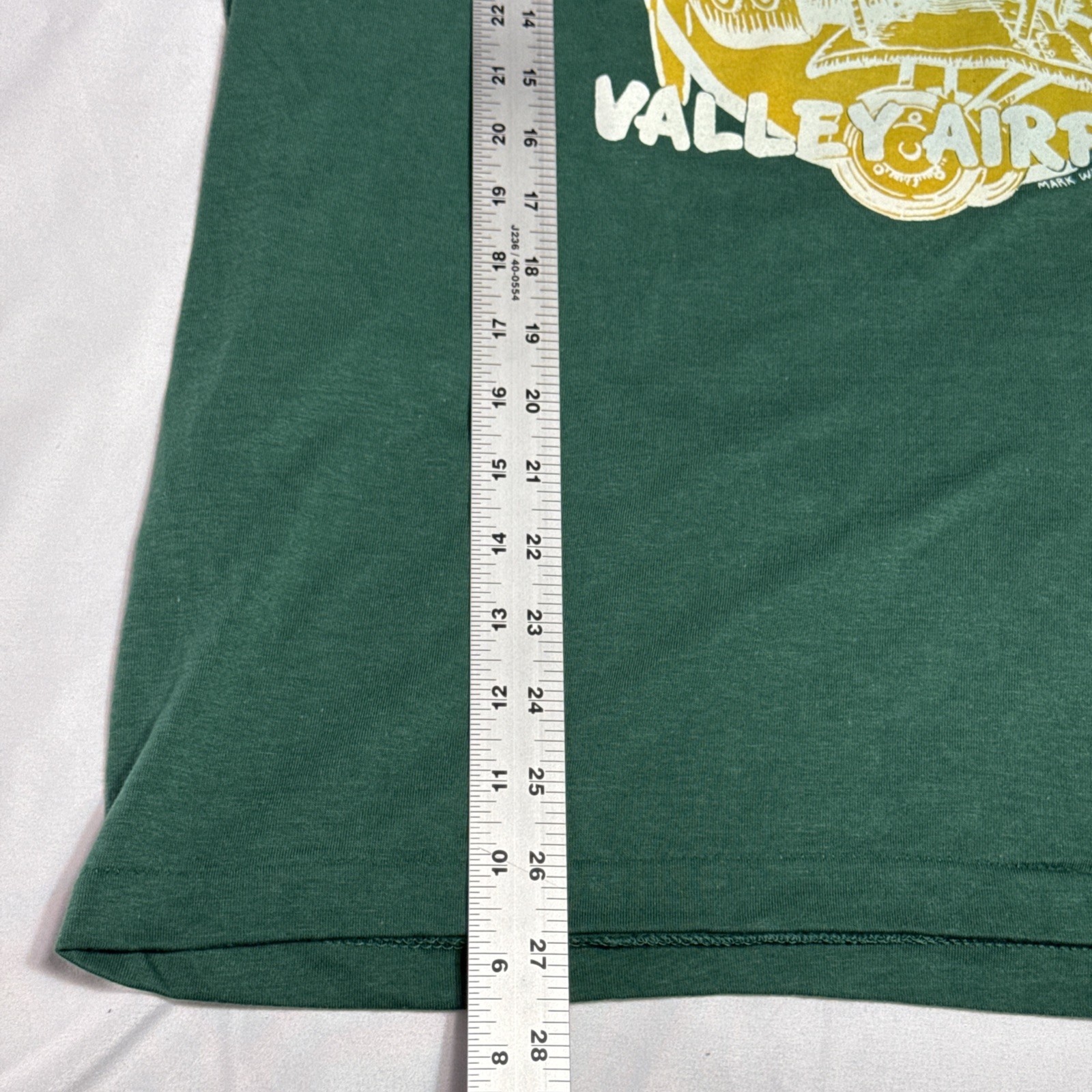 VTG T Shirt 1985 Greenbrier Valley Airport Mark Wilcox Green XL Single Stitch gallery