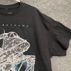 Vintage 90s “Blackbird A4 Skyhawk” Graphic Print Shirt