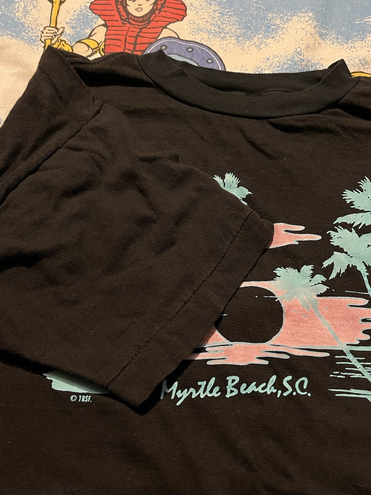 VTG 80s Myrtle Beach T-shirt XL Palm Trees Design 90’ Single Stitch USA Tourist gallery