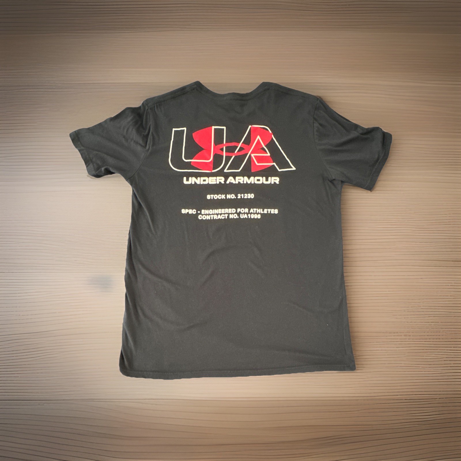 Under Armour Men's Black Crew Neck Short Sleeve Graphic Logo T-Shirt Size M gallery