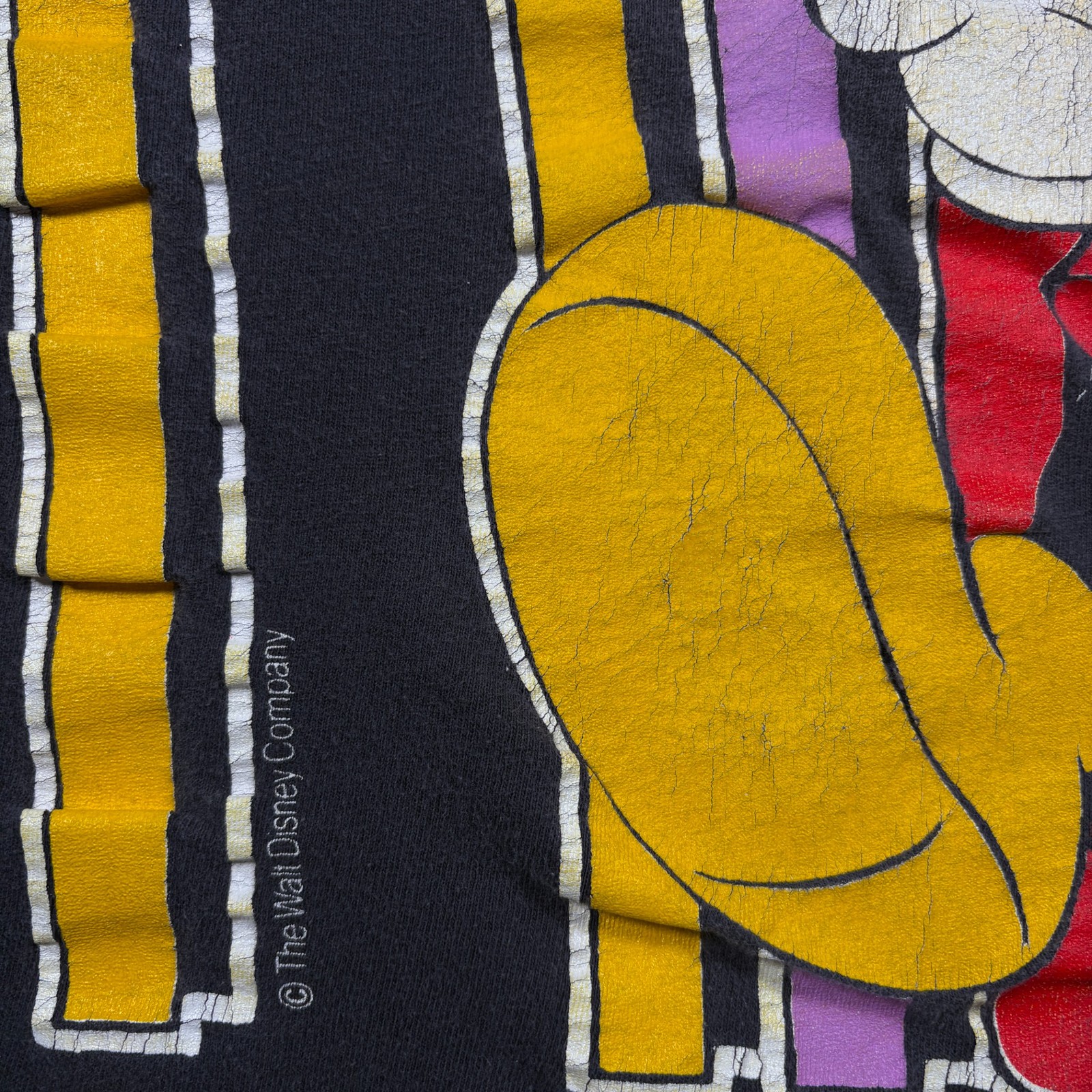 Vintage 90s LVM Sleepwear Mickey Mouse Iconic T-Shirt Mens OSFA Single Stitch gallery