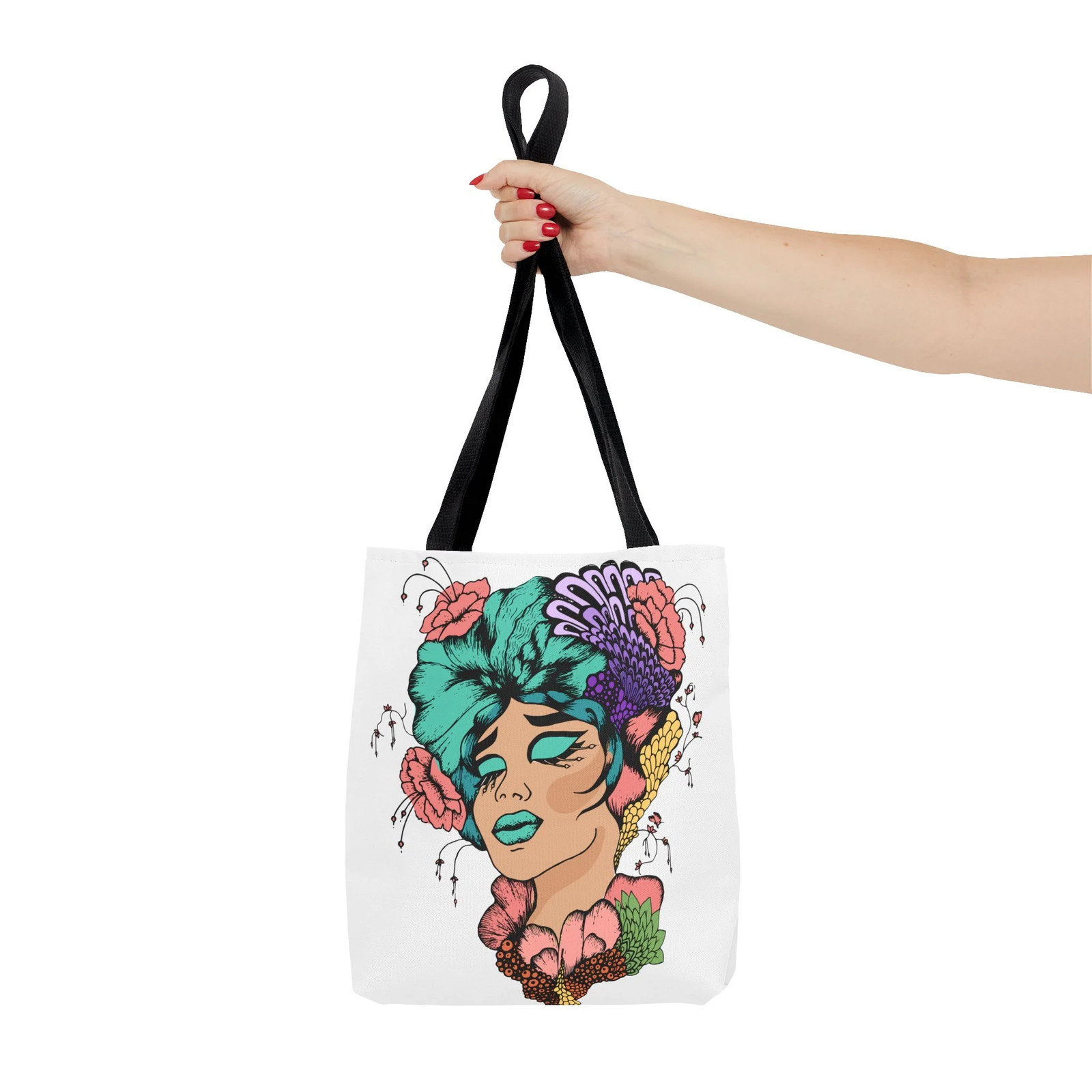 African American Tote Bag with Woman head gallery