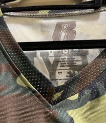 Ruff Ryders Camouflage Mesh Jersey Tee Size L