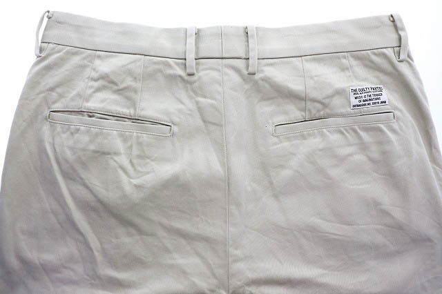 WACKO MARIA DOUBLE PLEATED CHINO TROUSERS BEIGE SIZE 2XL 23SS WMP PT02 2 Tuck Ch gallery