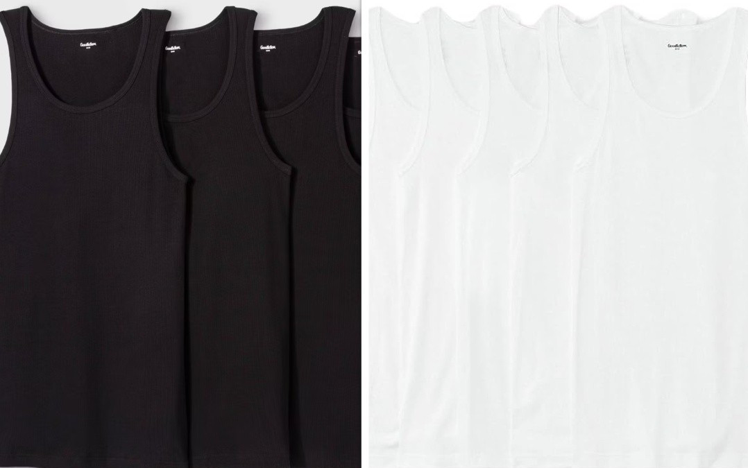 Goodfellow & Co Men's Tank Top, Men's 4pk Ribbed Tank Top - Goodfellow & Co, gallery