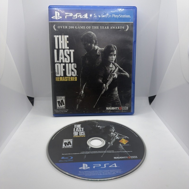 Sony The Last of Us Remastered PS4 Action Adventure Used VeryGood NTSC-U/C