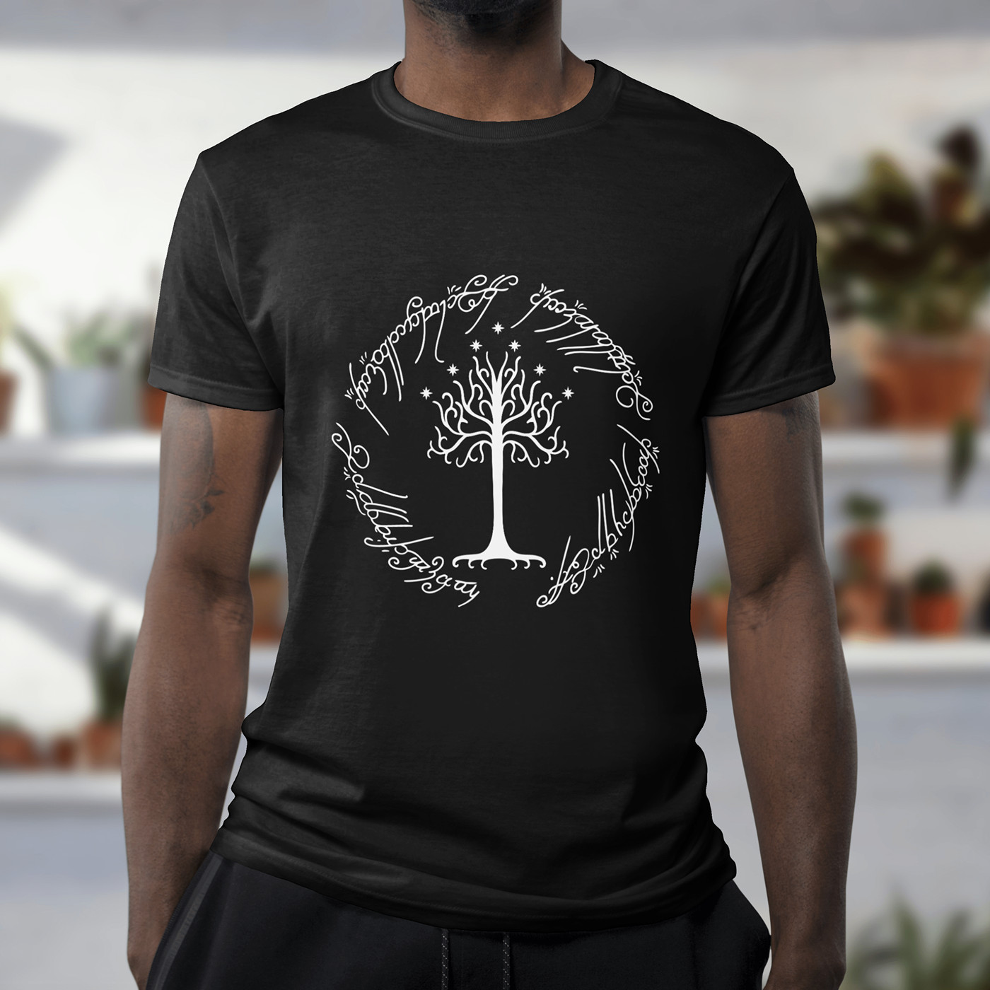 GONDOR TREE LOTR T-Shirt | Lord Of The Rings Tee | Tolkien Gandalf Hobbit Top