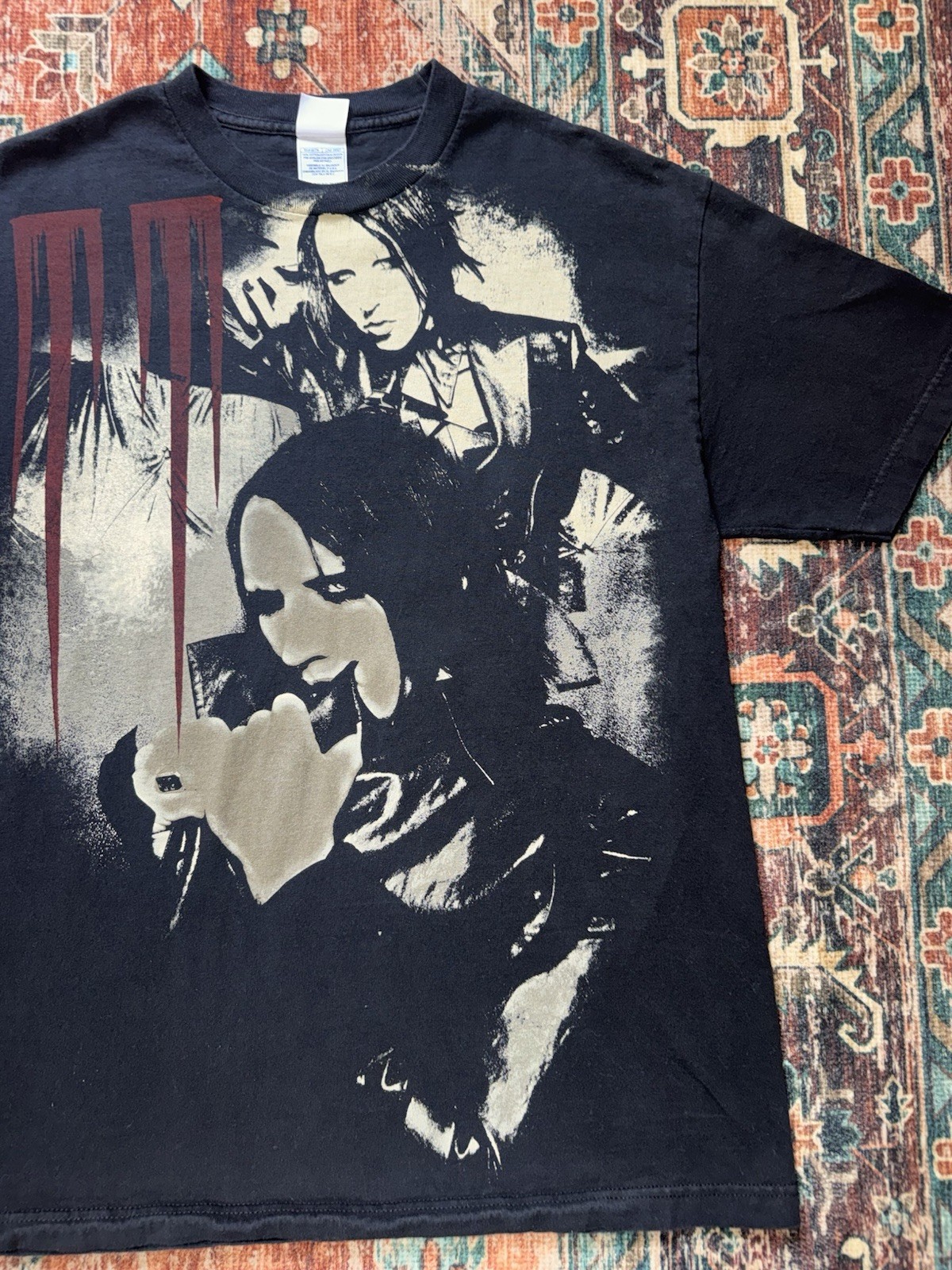Vintage Marilyn Manson AOP Shirt Delta Pro Very Rare Size Large PRISTINE gallery