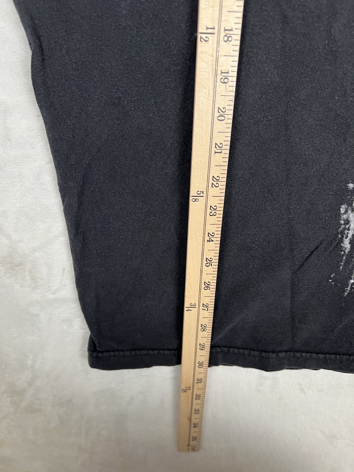 Vintage Famous Stars And Straps T-Shirt Size XL Black Y2K Faded Grunge gallery