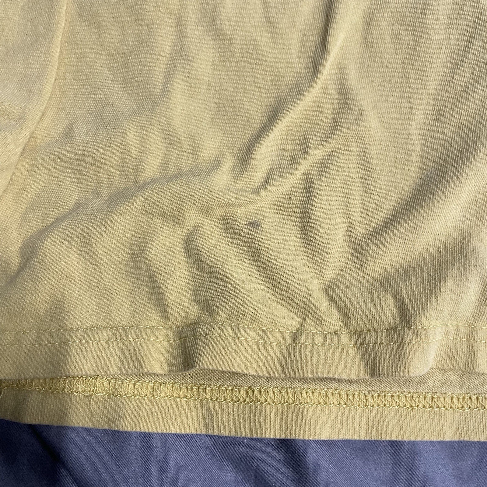 Vintage Distressed Track & Field Yellow Longsleeve Shirt XL Made In USA College gallery