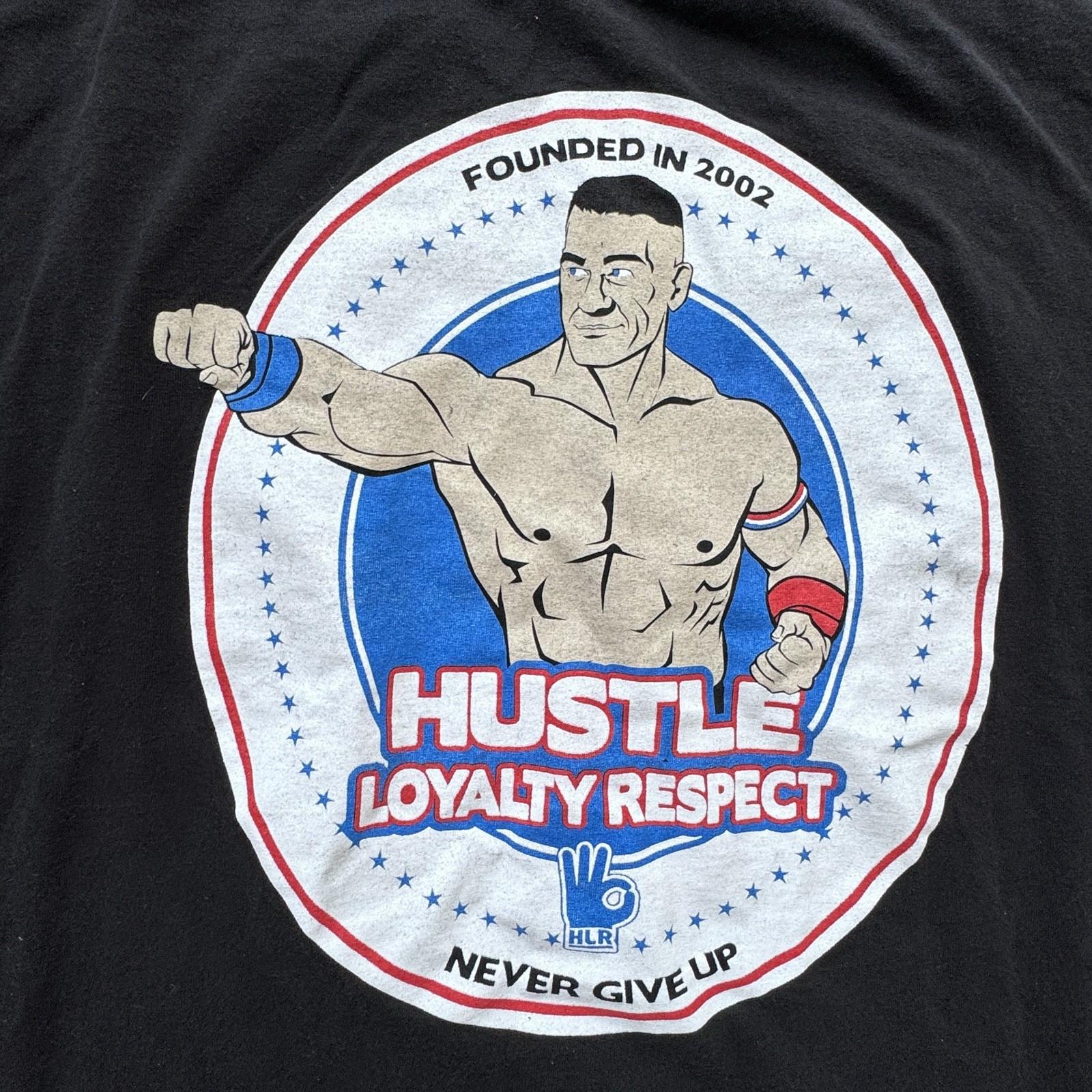 WWE Authentic John Cena Hustle Loyalty Respect Never Give Up Men Unisex XL gallery