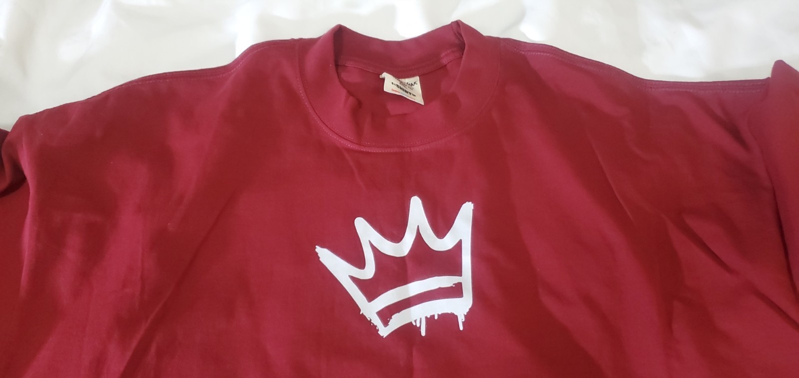 Shaka Wear Oversized Super Max 2XL Burgundy SS Cotton Kingdom Pursuit gallery