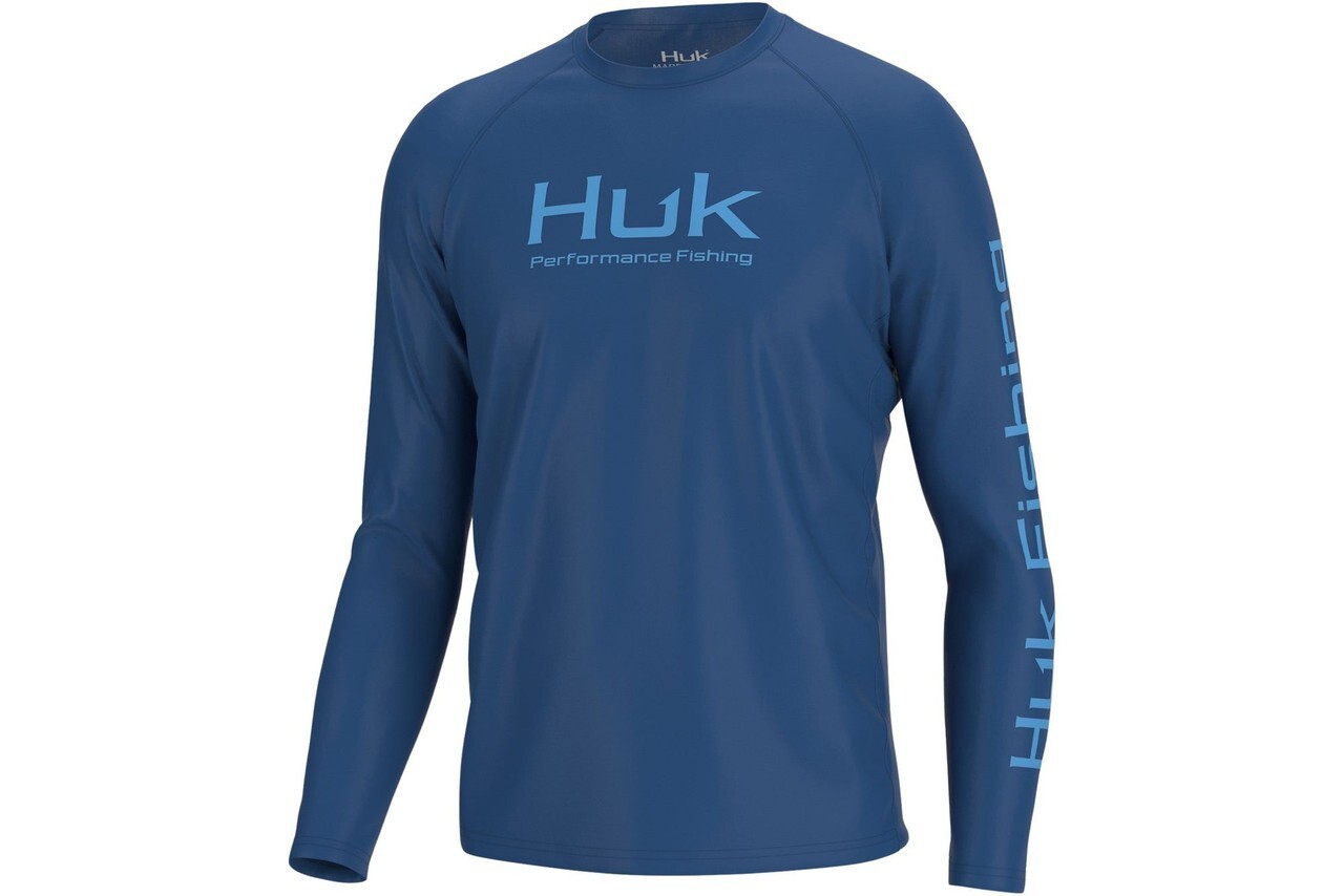 HUK Long Sleeve Tee Vented Pursuit Shirt H1200524-489 Set Sail CHOOSE YOUR SIZE! gallery